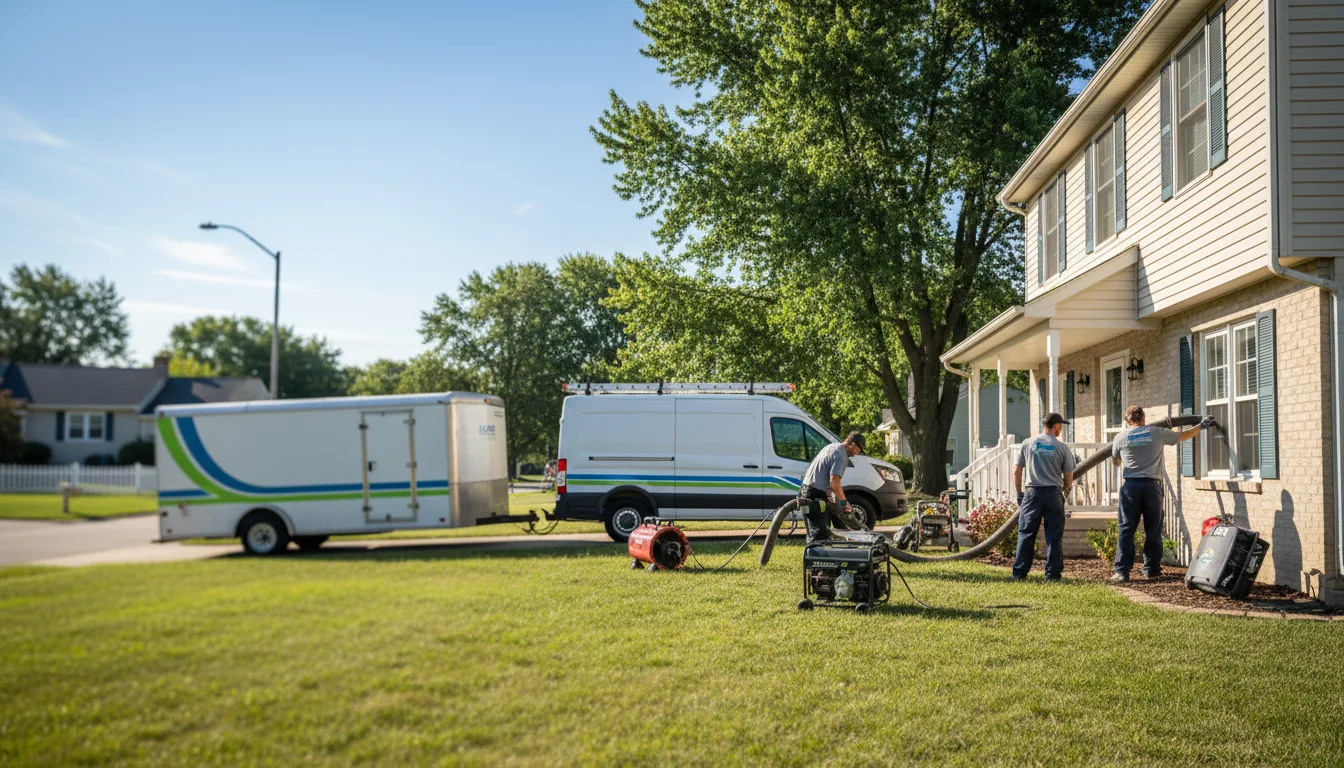 Flooded Basement Restoration And Cleanup With Repair in Maroa, IL near me